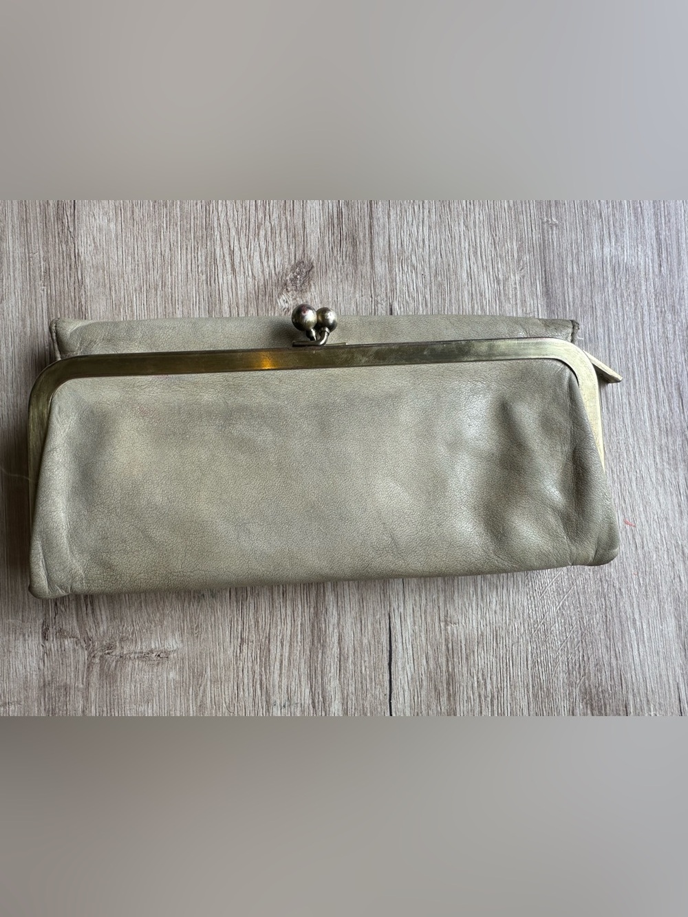Vintage Hobo Rachel wallet with mirror- Frame Kiss-Lock Clutch